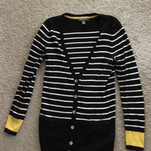 Ralph Lauren Sweaters - NEW Ralph Lauren $109 Cardigan SILVER BUTTONS